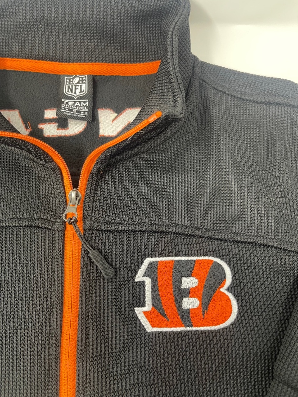 Bengals Black Zip Up
